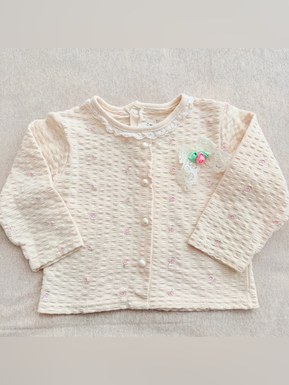 Vintage peanuts tag floral danity girly sweater